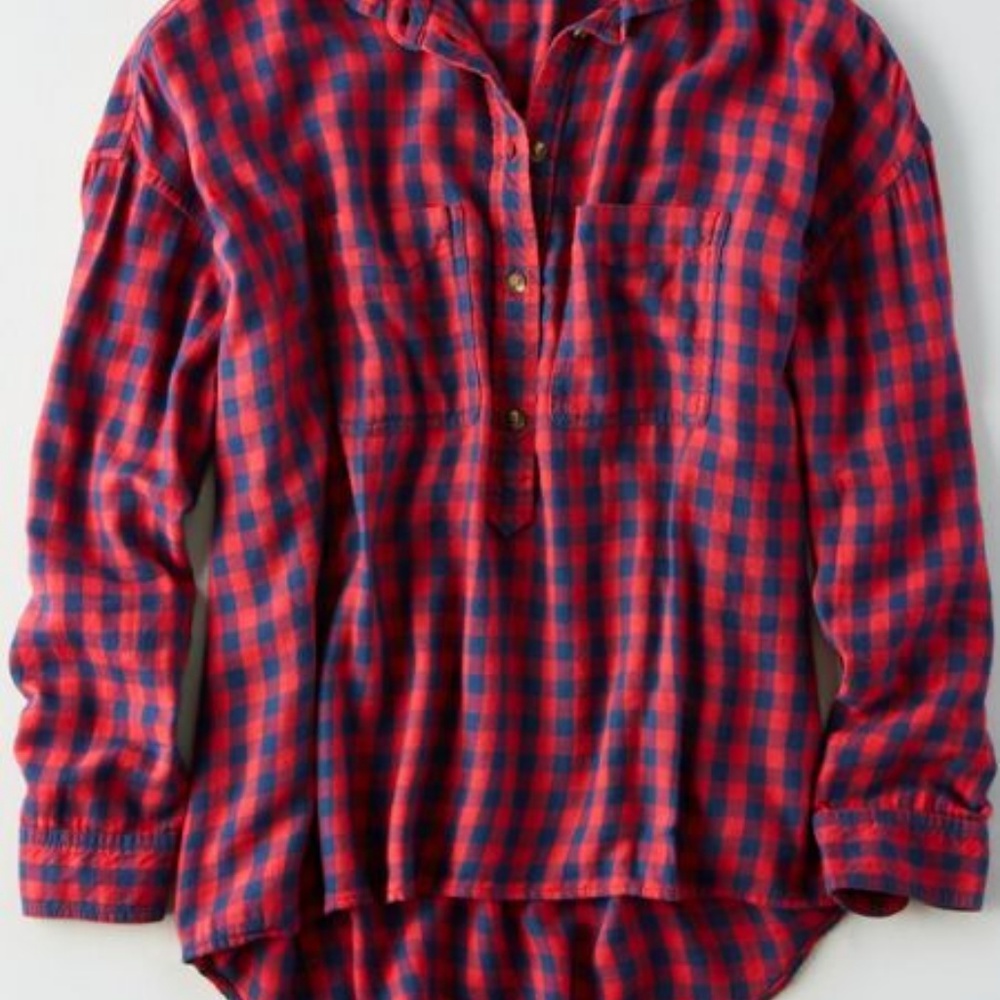 AE Ahh-Mazingly Soft Flannel Popover - Picture 2 of 4